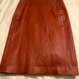 Not for sale. Leather skirt